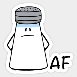 Salty AF Sticker